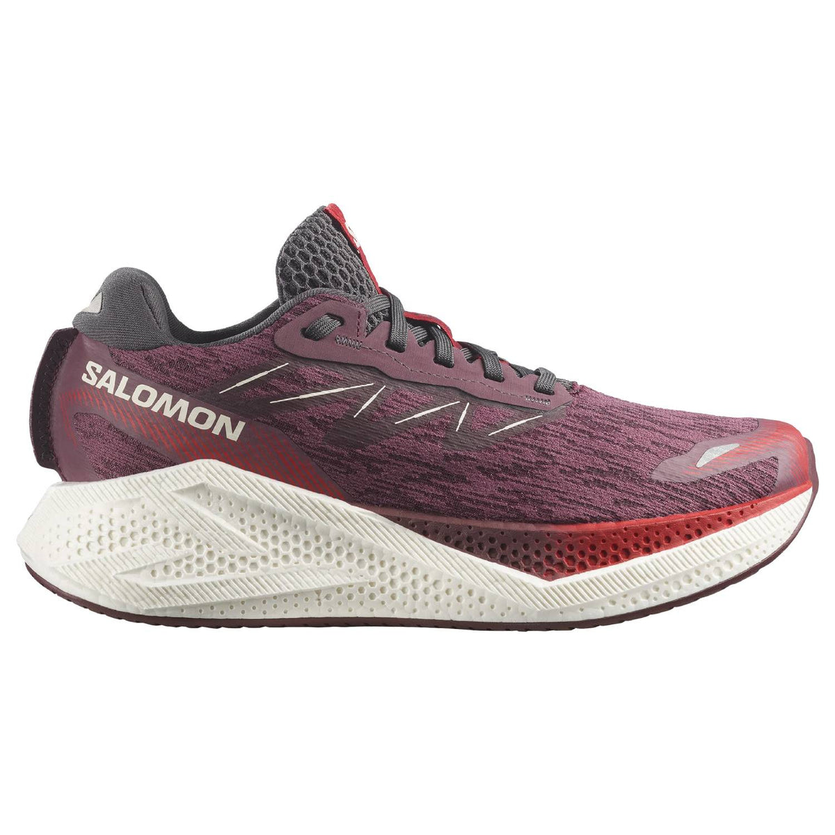 Salomon Aero Glide 4 Women's Running Shoes, Huckleberry/Vanilla Ice/Lava Falls Main image