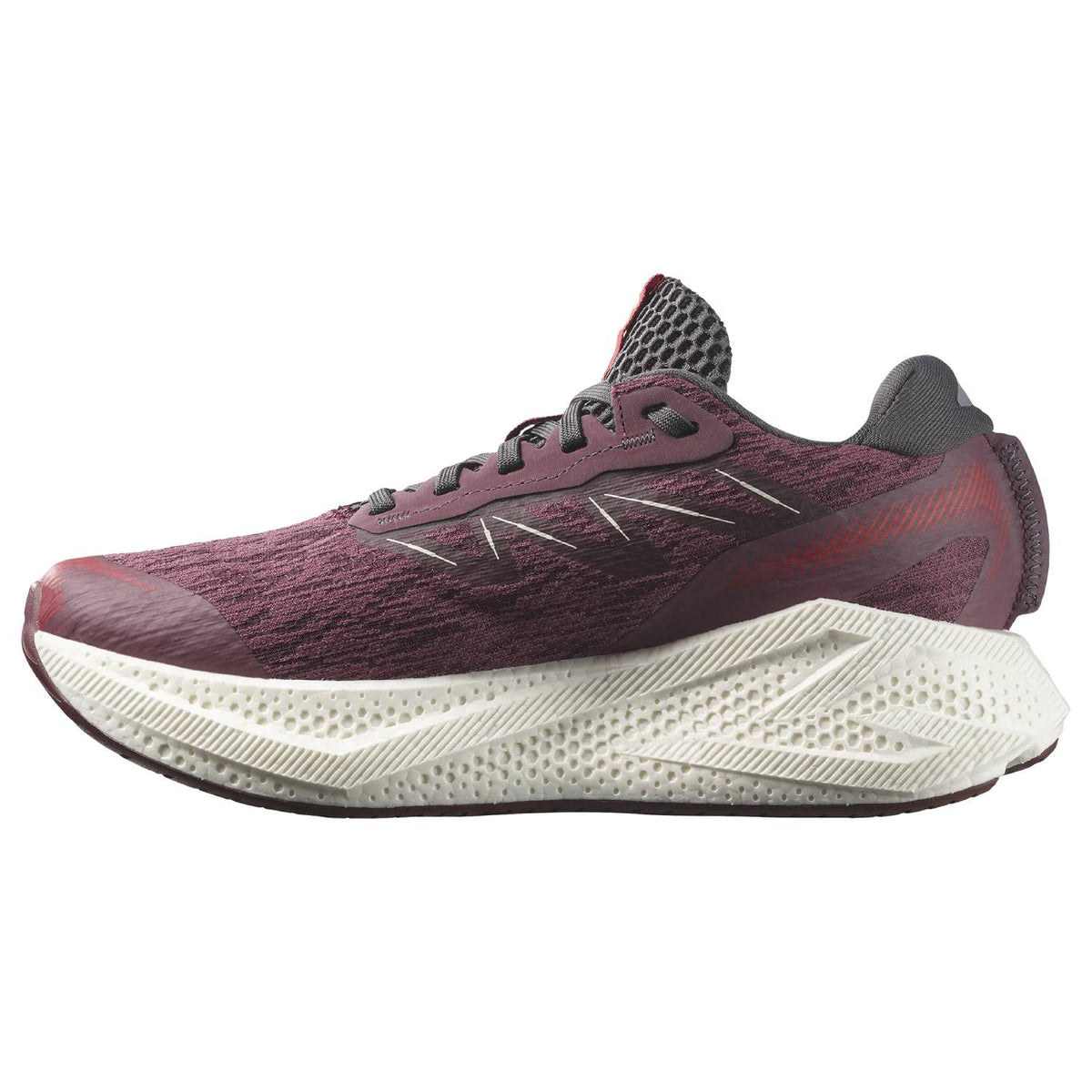 Salomon Aero Glide 4 Women's Running Shoes, Huckleberry/Vanilla Ice/Lava Falls