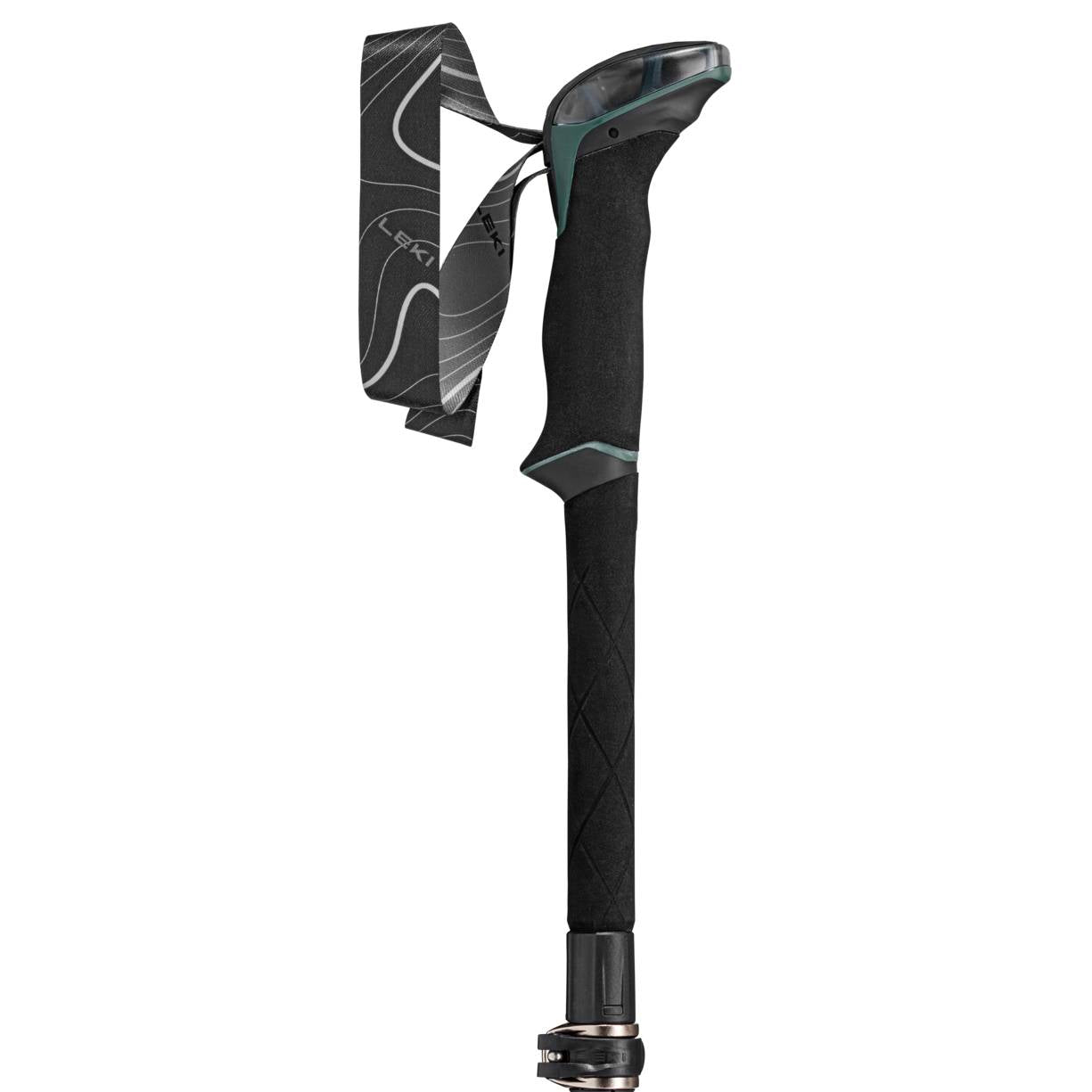 Leki Makalu FX Carbon, Natural Carbon/Malachite Green/Black