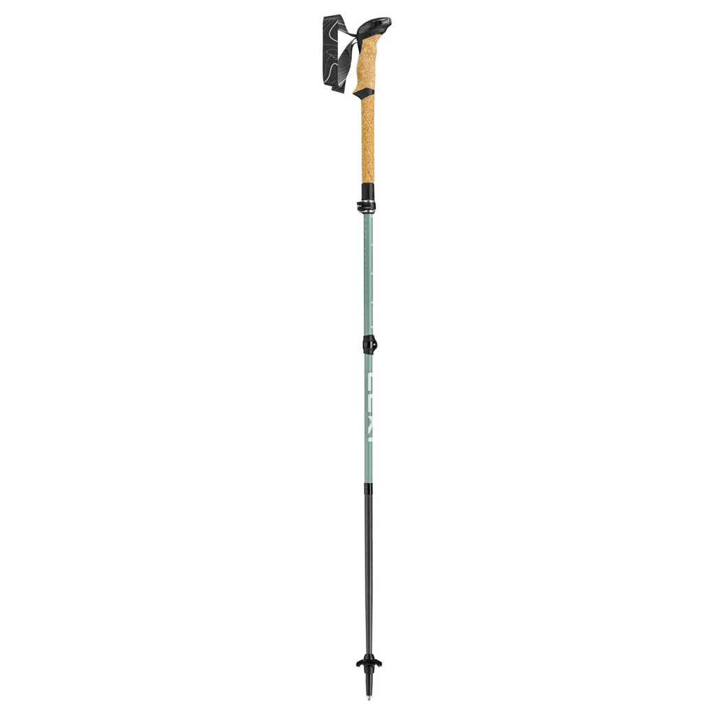 Leki Makalu FX Carbon Compact, Natural Carbon/Grey Green/White