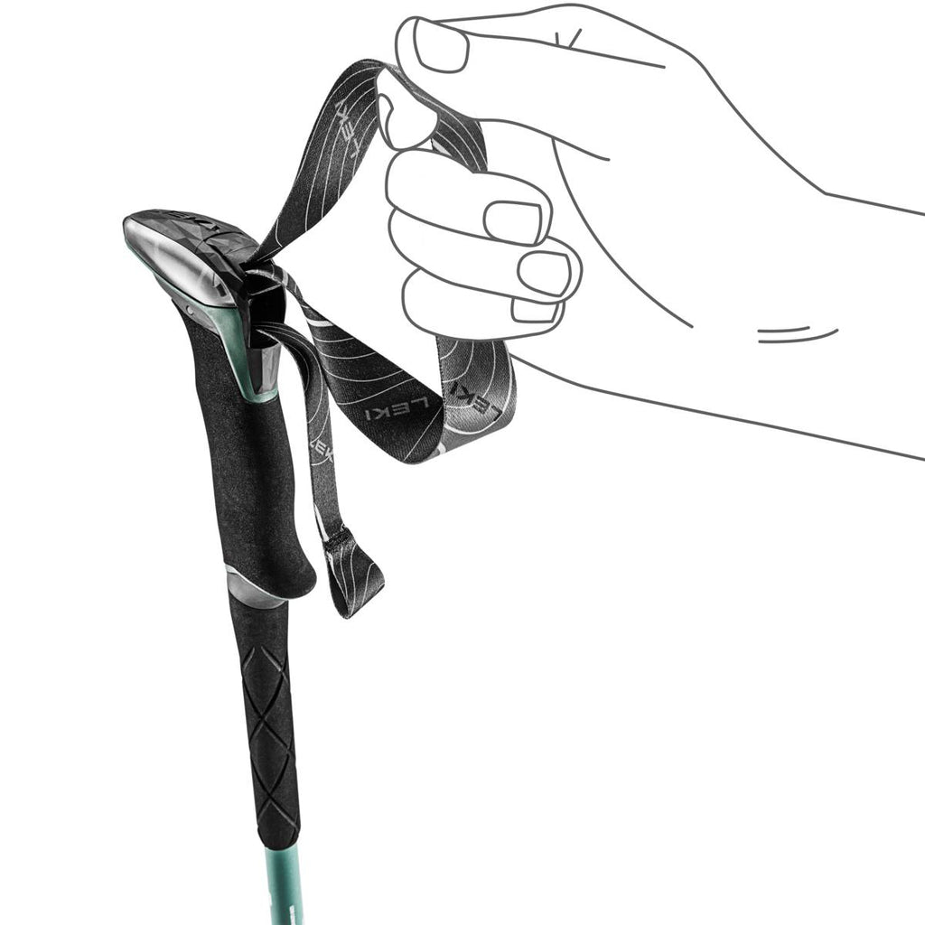 Leki Makalu Lite, Malachite Green/Dark Malachite Green/White