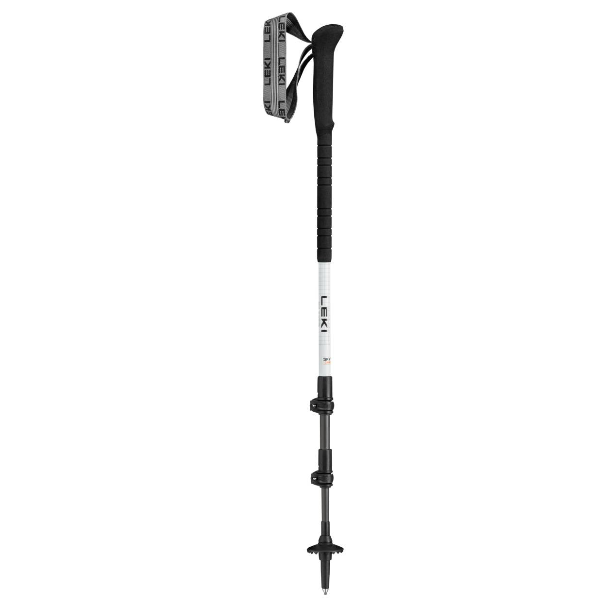 Leki Skytera Carbon Lite, White/Black/Neon Orange