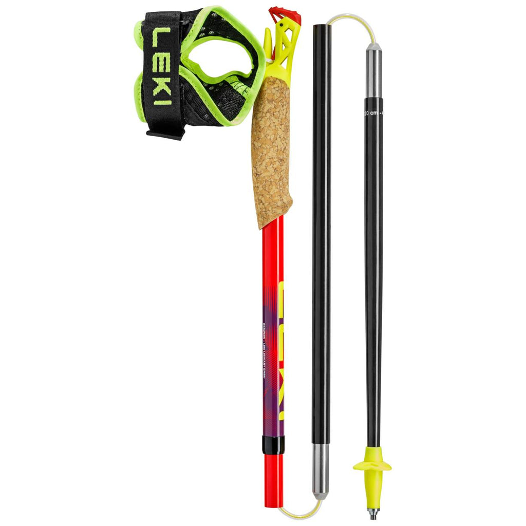 Leki Ultratrail FX.One, Bright Red/Violet/Neon Yellow