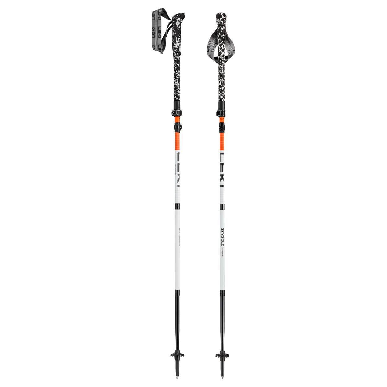 Leki Skysolo FX Carbon, Neon Orange/White/Black Main image