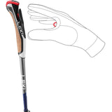 Leki Traveller Carbon, MidnightBlu DkMetallic/Lt Anthracite/Wht