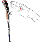 Leki Traveller Carbon, MidnightBlu DkMetallic/Lt Anthracite/Wht