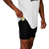 Saysky Flow+ Race Short Tights 7", Black