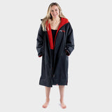 Dryrobe Advance Long Sleeve, Black Red