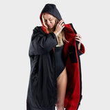 Dryrobe Advance Long Sleeve, Black Red