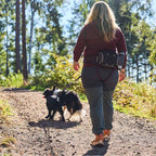 Non-Stop Dogwear Belt Bag, Black/Grey