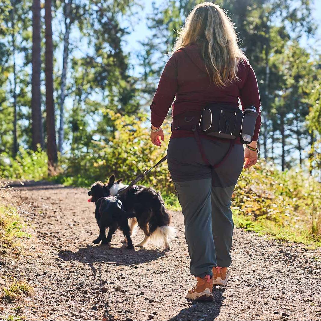 Non-Stop Dogwear Belt Bag, Black/Grey