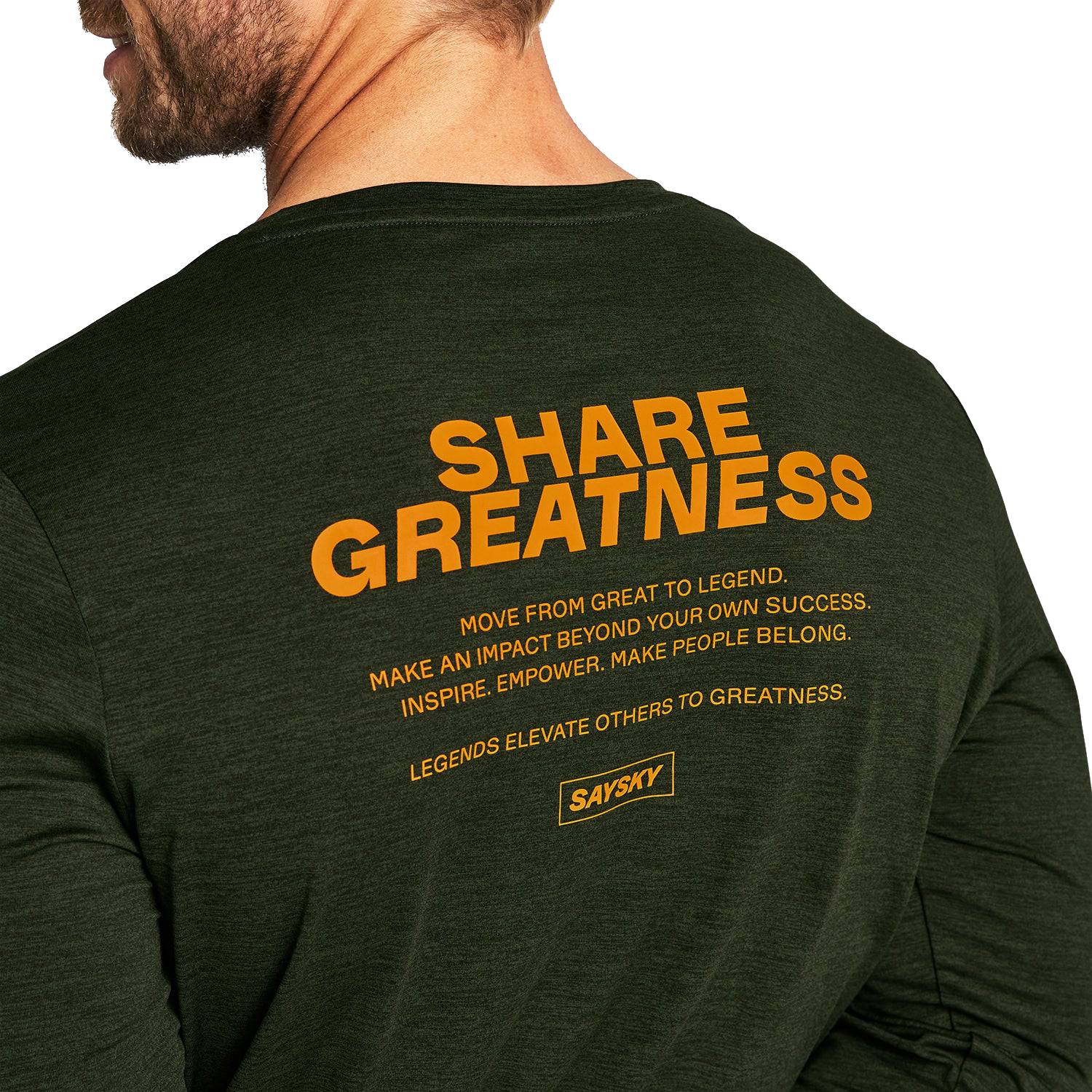 Saysky Statement Pace Long Sleeve, Green