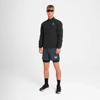 Saysky Houndstooth Pace 2 in 1 Shorts 5'', Blue AOP