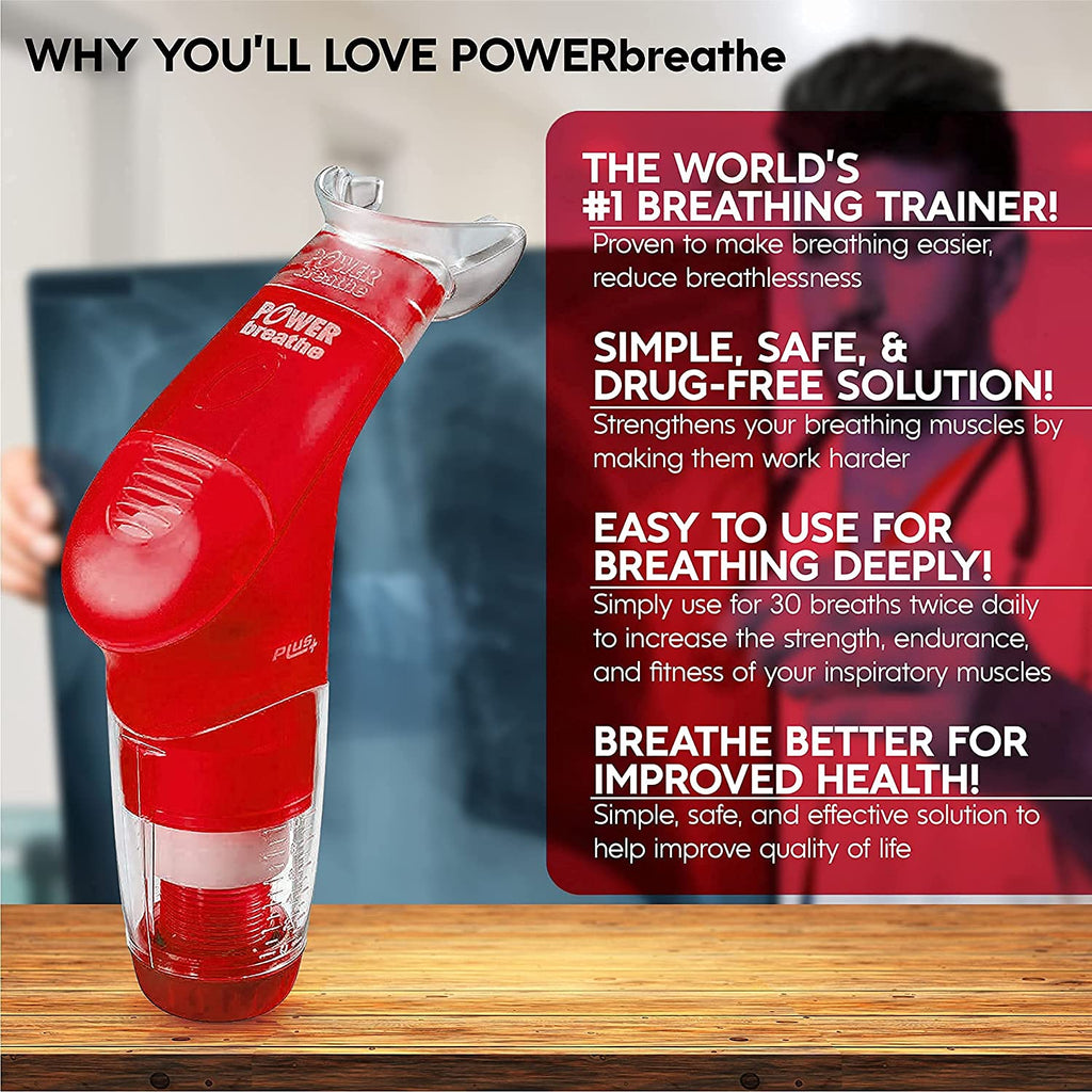 POWERbreathe Plus, Black - Heavy Resistance