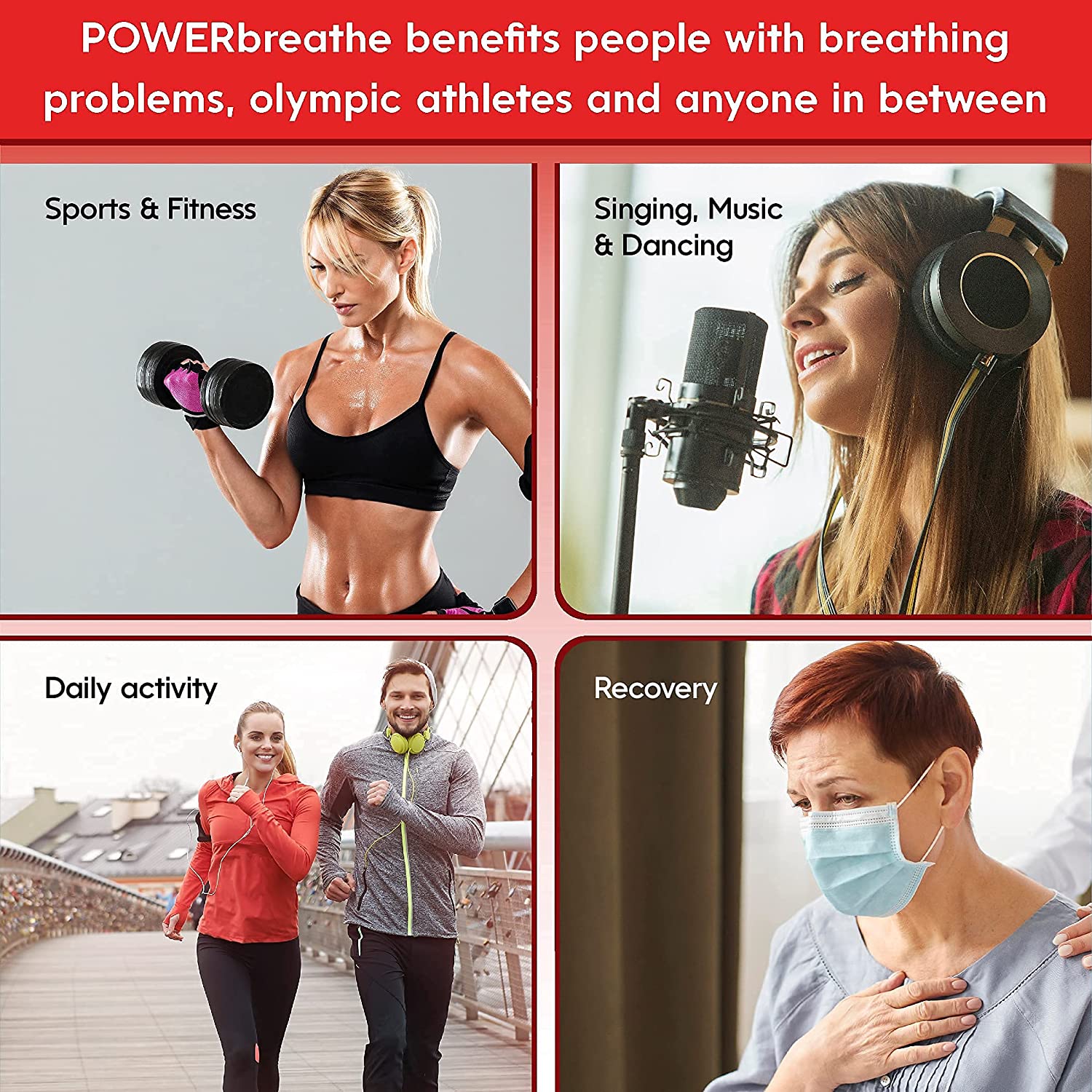 POWERbreathe Plus, Black - Heavy Resistance