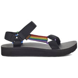 Teva Mid Universal Pride Men's Sandals, Black/Rainbow