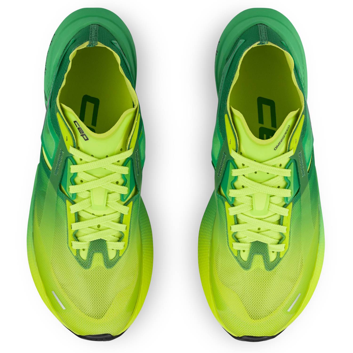 CEP Pro Run Omnispeed Bowtech Men's Running Shoes, Green/Lime Fade