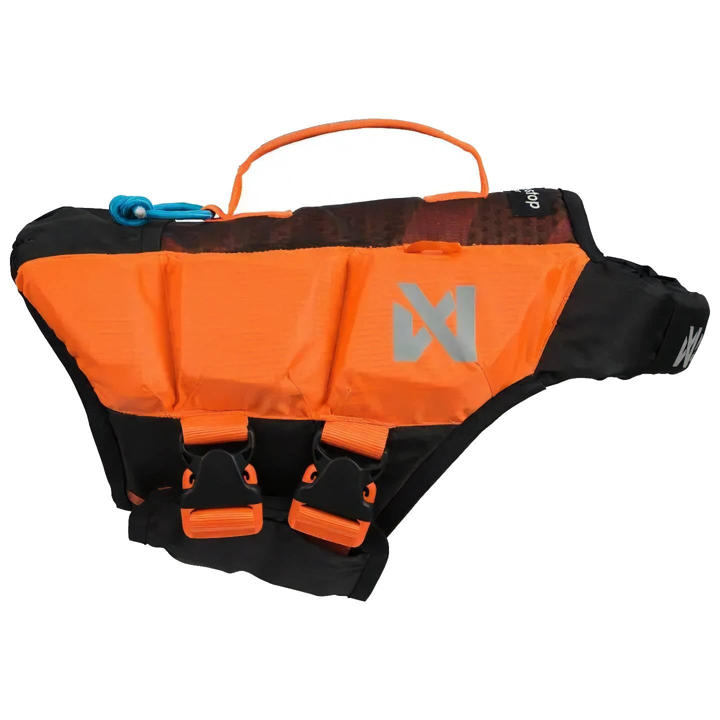 Non-Stop Dogwear Protector Life Jacket, Black/Orange Main image