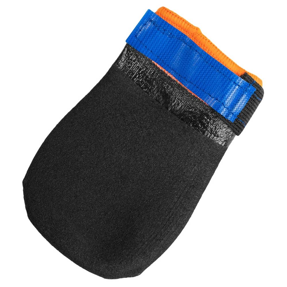 Non-Stop Dogwear Protector Bootie (4pk), Black/Orange Main image