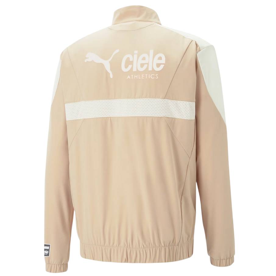PUMA x Ciele Men's Running Tracksuit Jacket, Dusty Tan