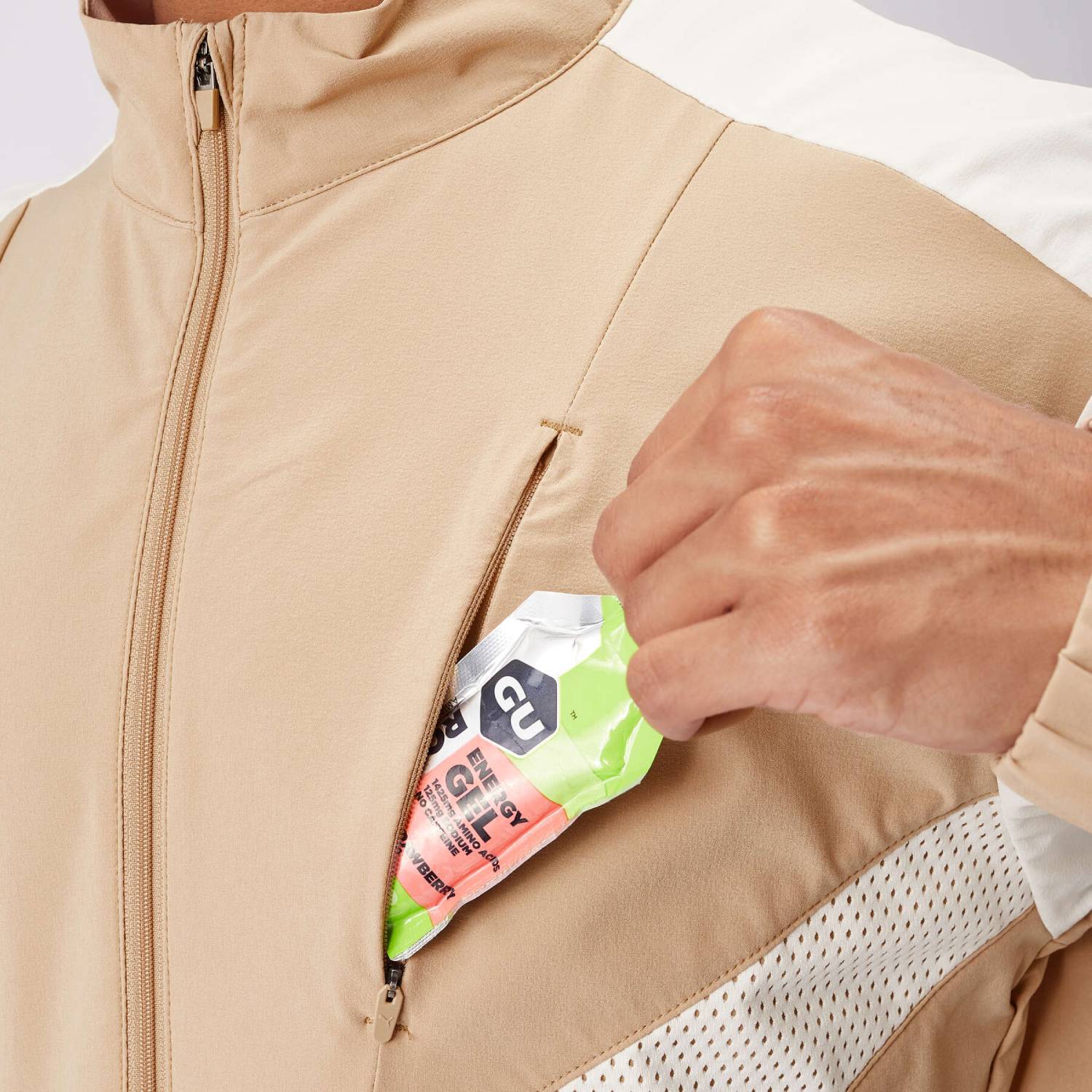 PUMA x Ciele Men's Running Tracksuit Jacket, Dusty Tan