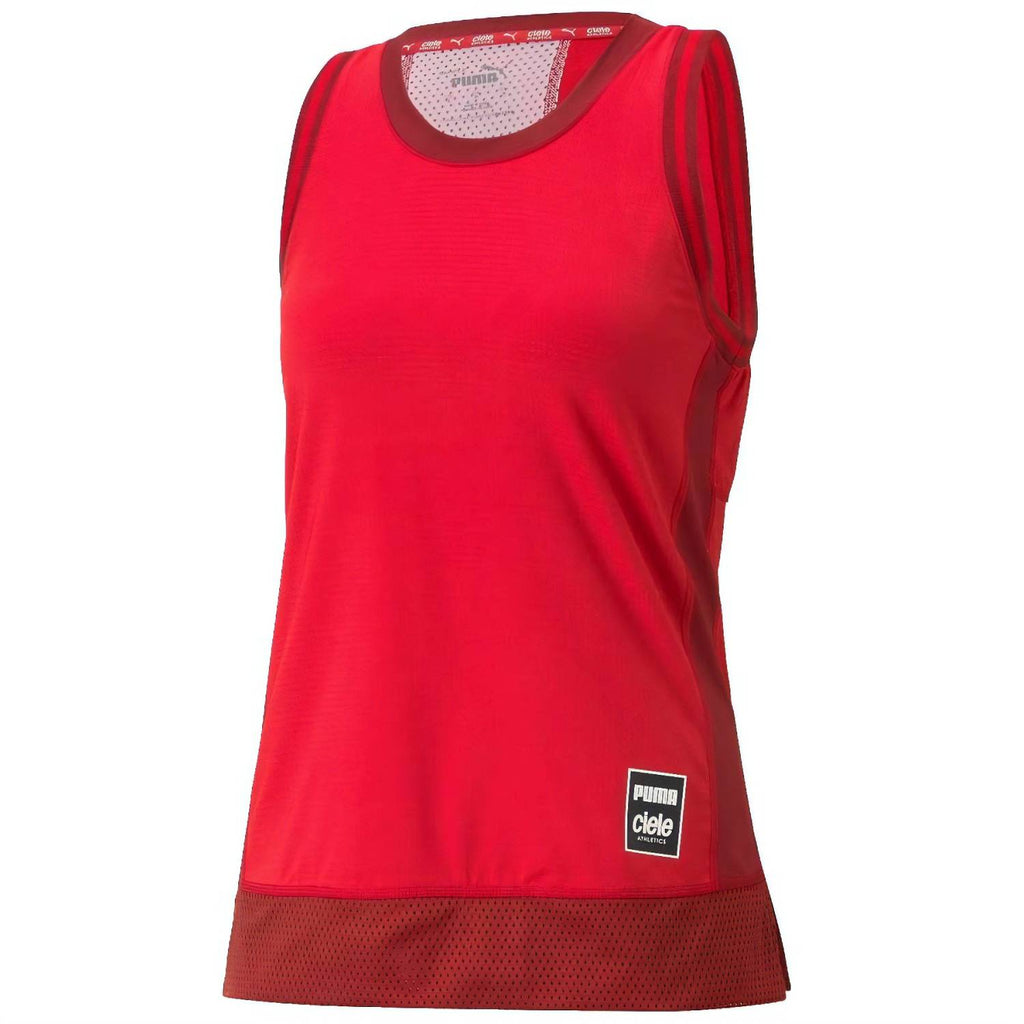 PUMA x Ciele Women's Run Tank, Vibrant Red