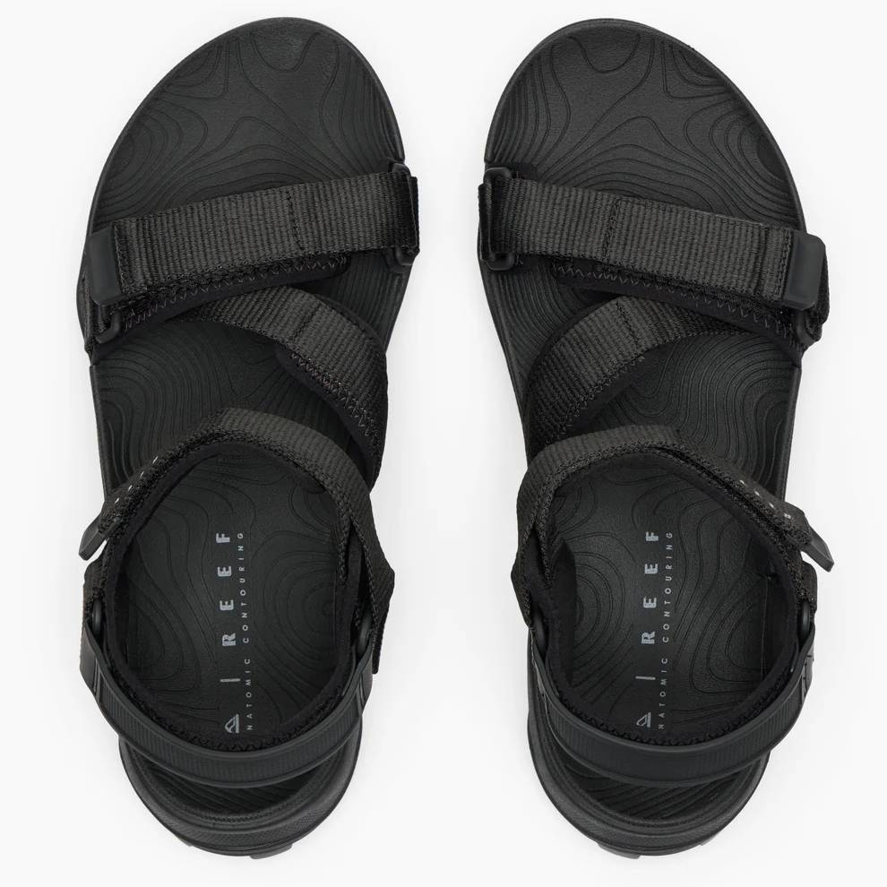 Reef Cross-Shore Sandals, Black