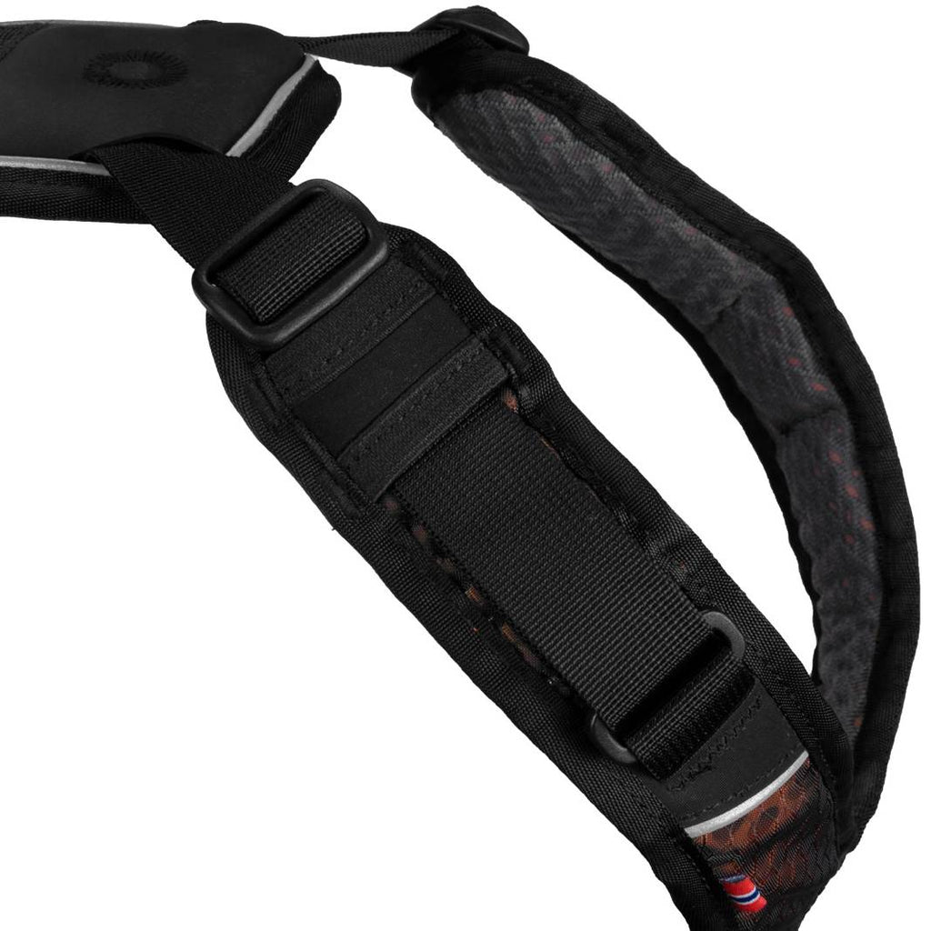 Non-Stop Dogwear Rock Harness, Black/Orange