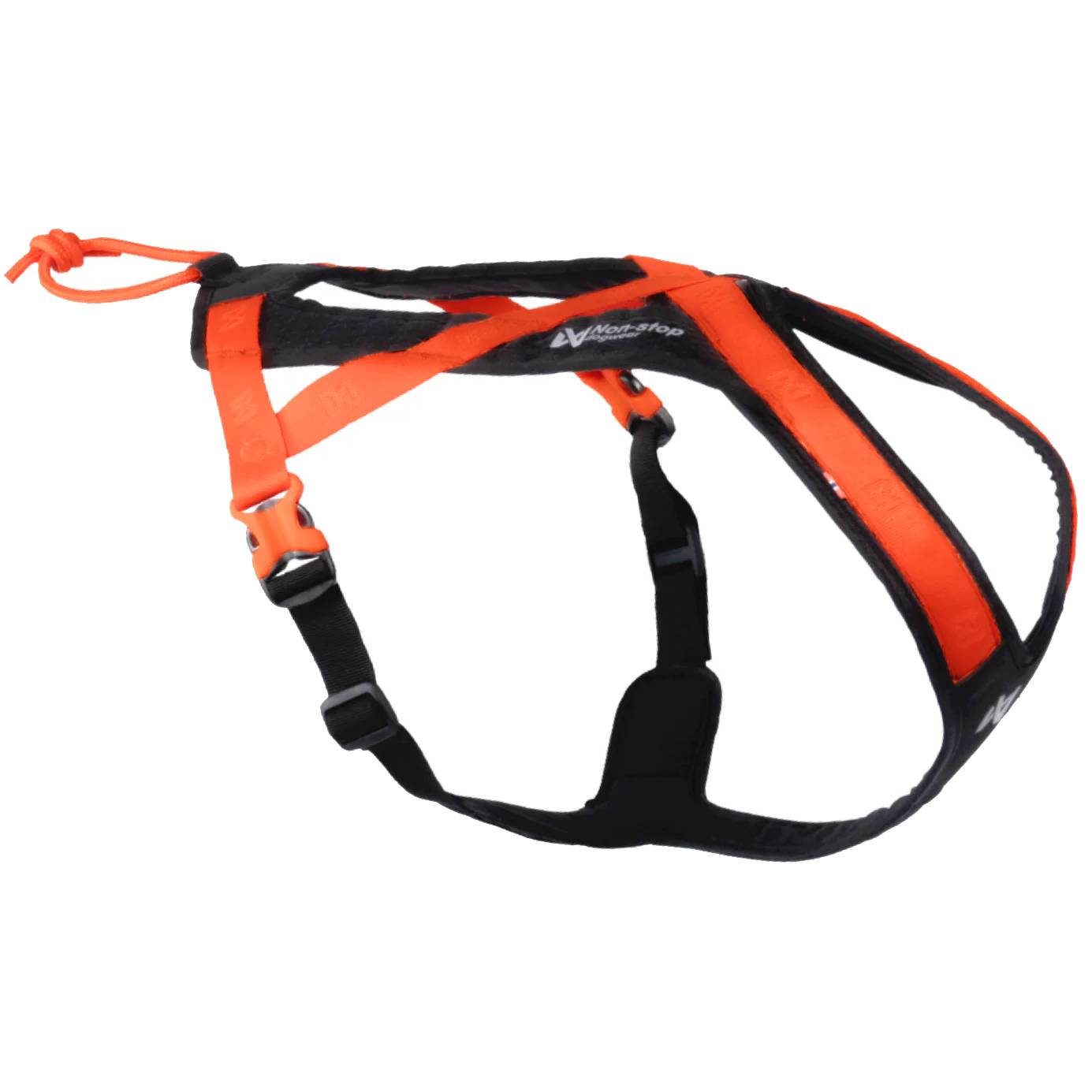 Non-Stop Dogwear Rush Harness, Black/Orange Main image