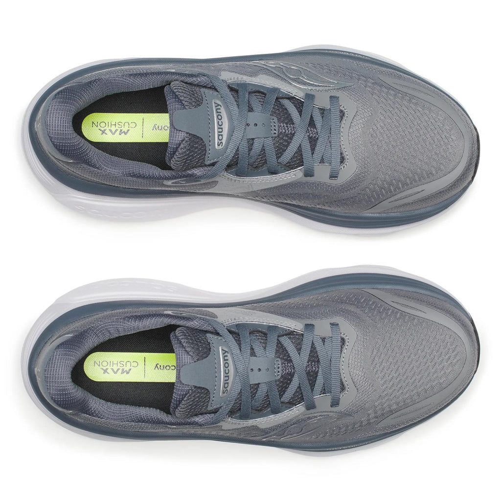 Saucony Hurricane 26 Men's Running Shoes, Cinder/Gunmetal