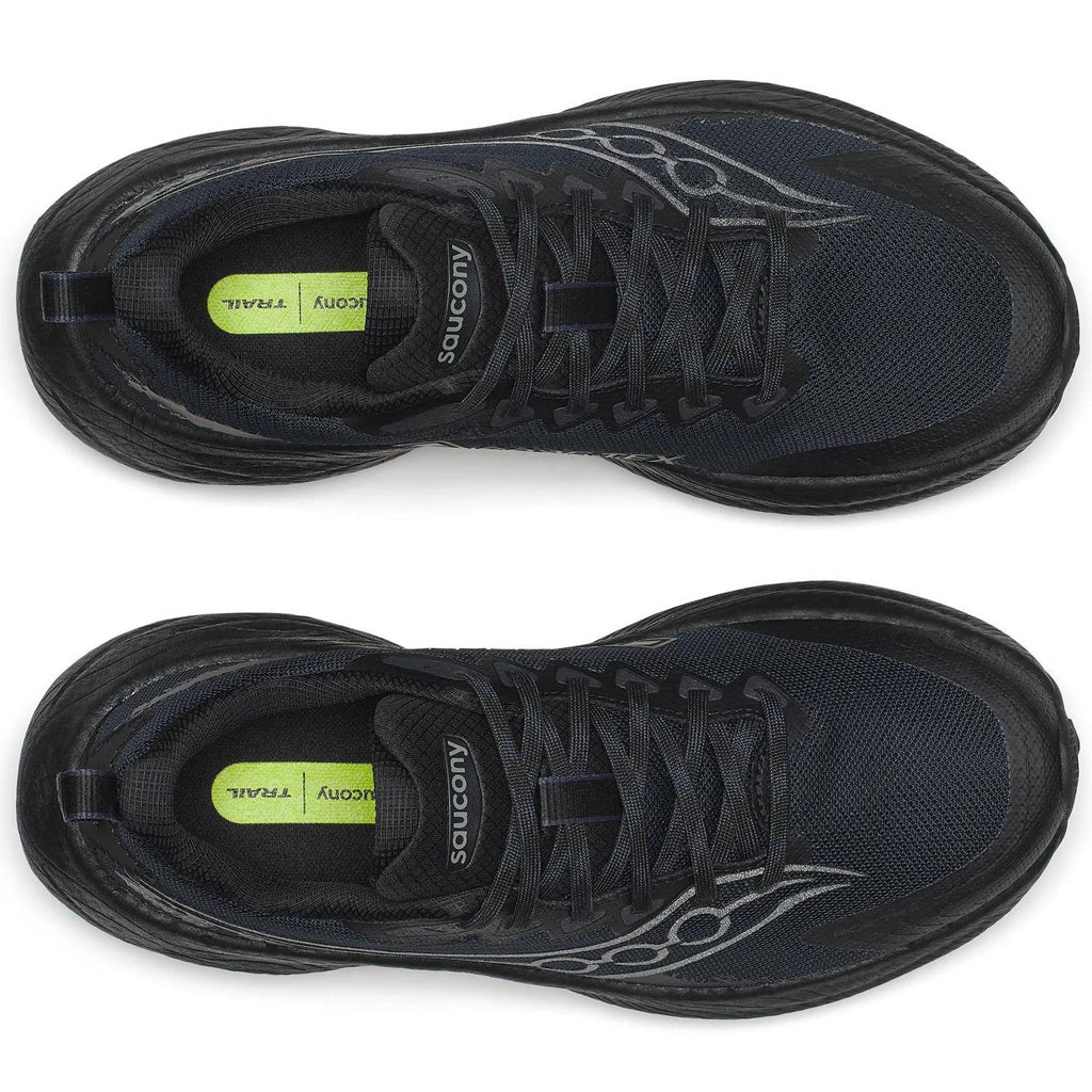 Saucony Ride TR3 GTX Women's Trail Running Shoes, Triple Black