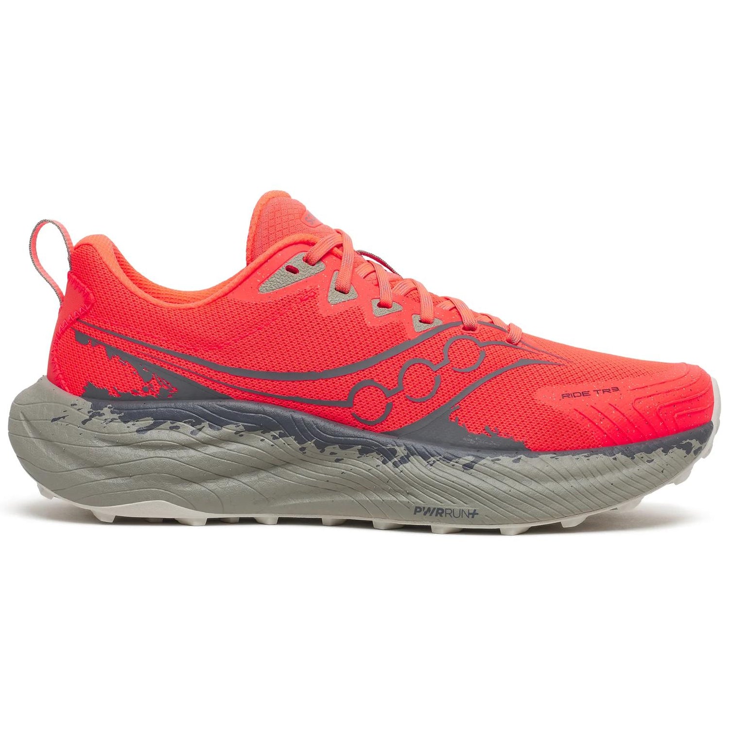 Saucony Ride TR3 Men's Trail Running Shoes, ViziRed/Gadget Main image