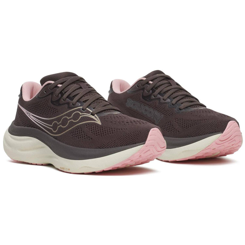 Saucony Ride 19 Women's Running Shoes, Torte/Eggshell