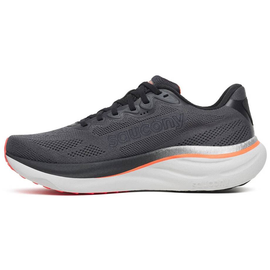 Saucony Ride 19 Men's Running Shoes, Carbon/Black