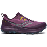 Saucony Peregrine 14 Women's Trail Running Shoes, Plum/Eggplant