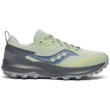 Saucony Peregrine 14 GTX Women's Trail Running Shoes, Sage/Carbon