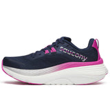 Saucony Hurricane 24 Women's Running Shoes, Navy/Fuchsia