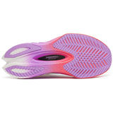 Saucony Endorphin Pro 4 Women's Running Shoes, White/Crocus