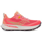 Saucony Peregrine 15 Women's Trail Running Shoes, Coral/Salmon