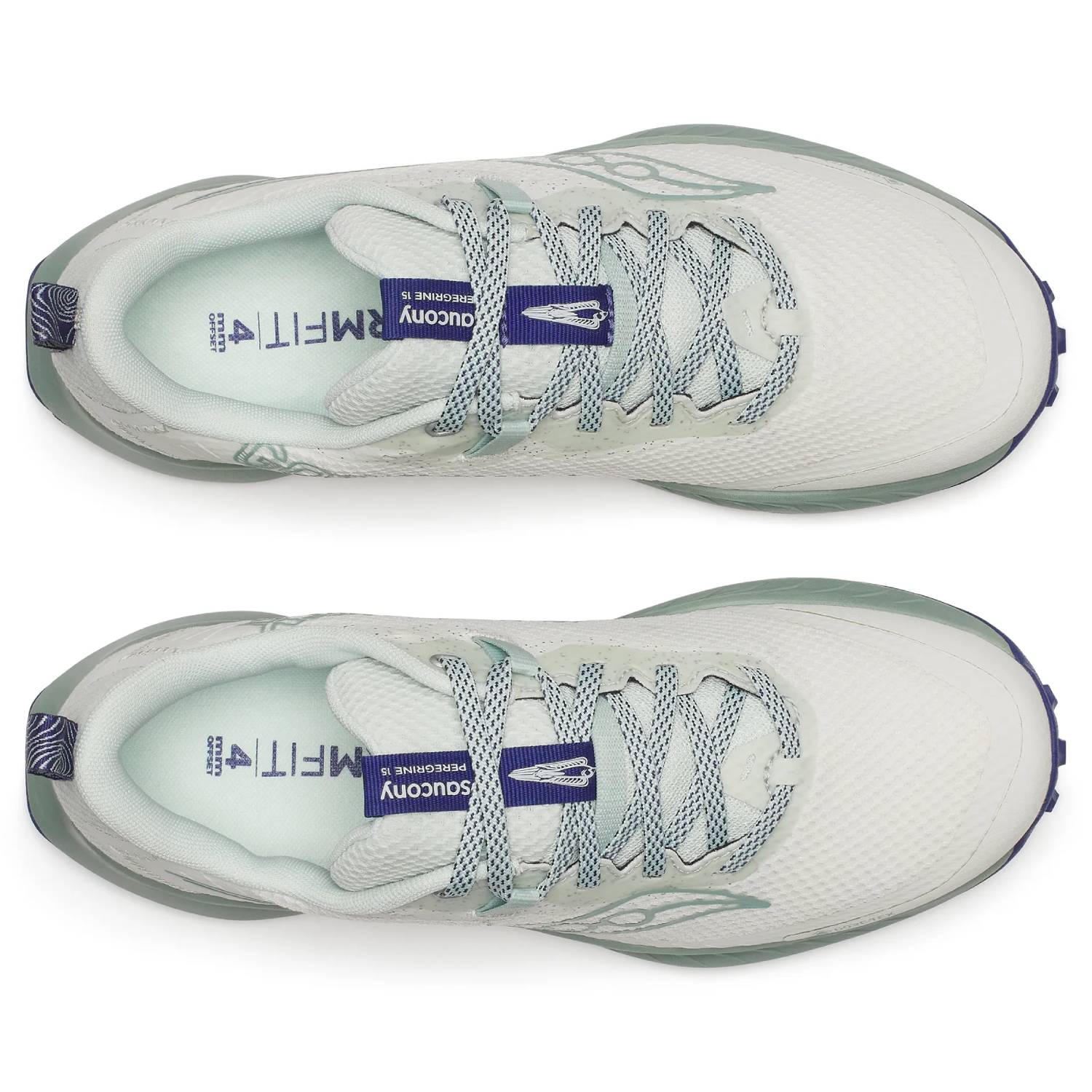 Saucony Peregrine 15 GTX Women's Trail Running Shoes, Quartz/Mist