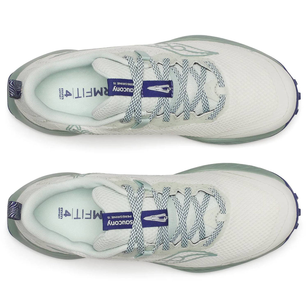 Saucony Peregrine 15 GTX Women's Trail Running Shoes, Quartz/Mist