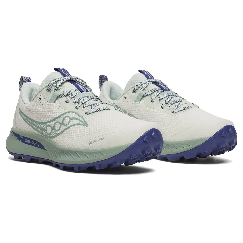 Saucony Peregrine 15 GTX Women's Trail Running Shoes, Quartz/Mist