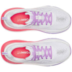 Saucony Guide 18 Women's Running Shoes, White/Crocus
