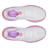 Saucony Ride 18 Women's Running Shoes, White/Coral
