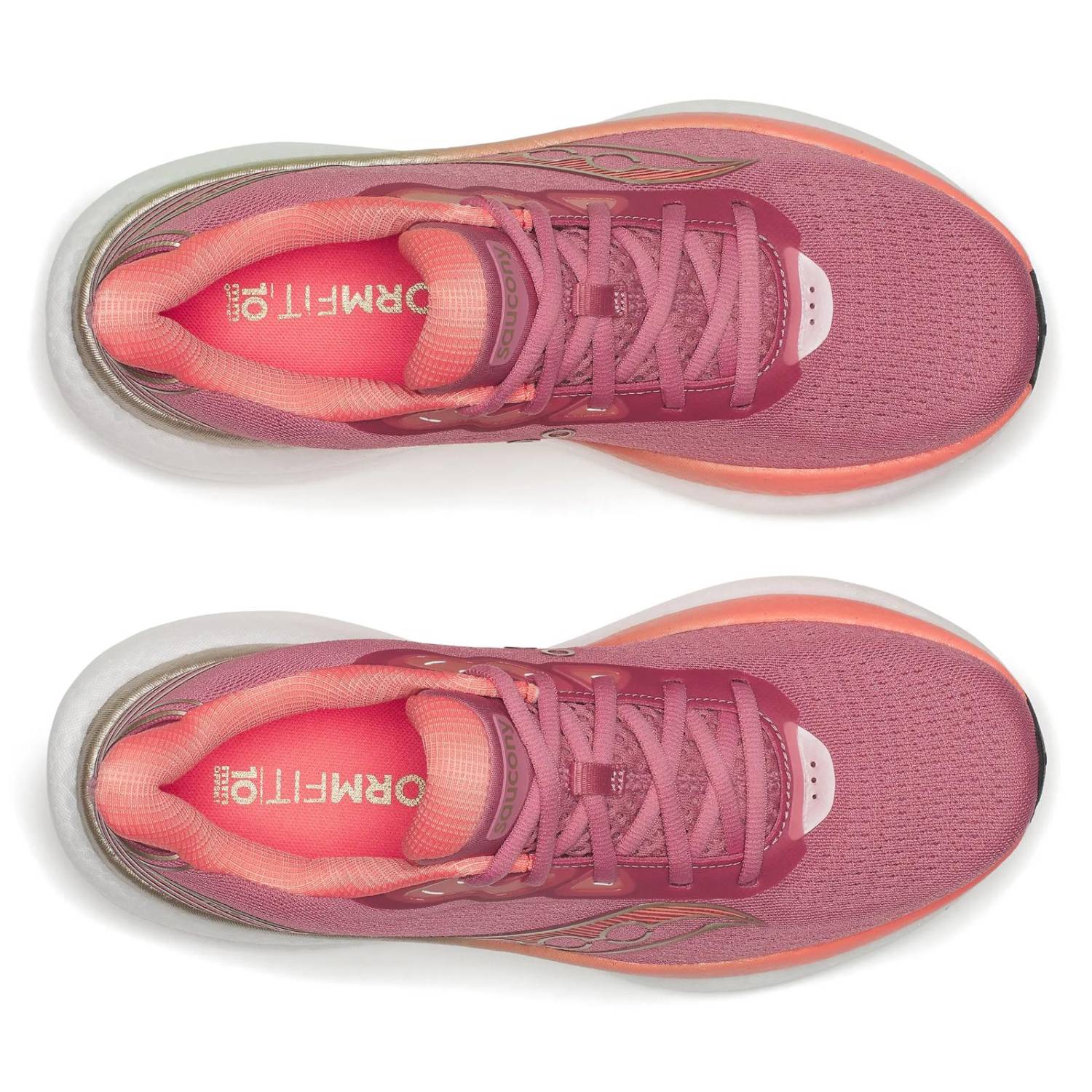 Saucony Triumph 23 Women's Running Shoes, Mauve/Black