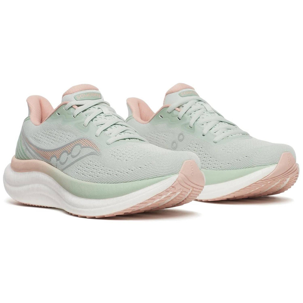 Saucony Triumph 23 Women's Running Shoes, Mist/Cameo
