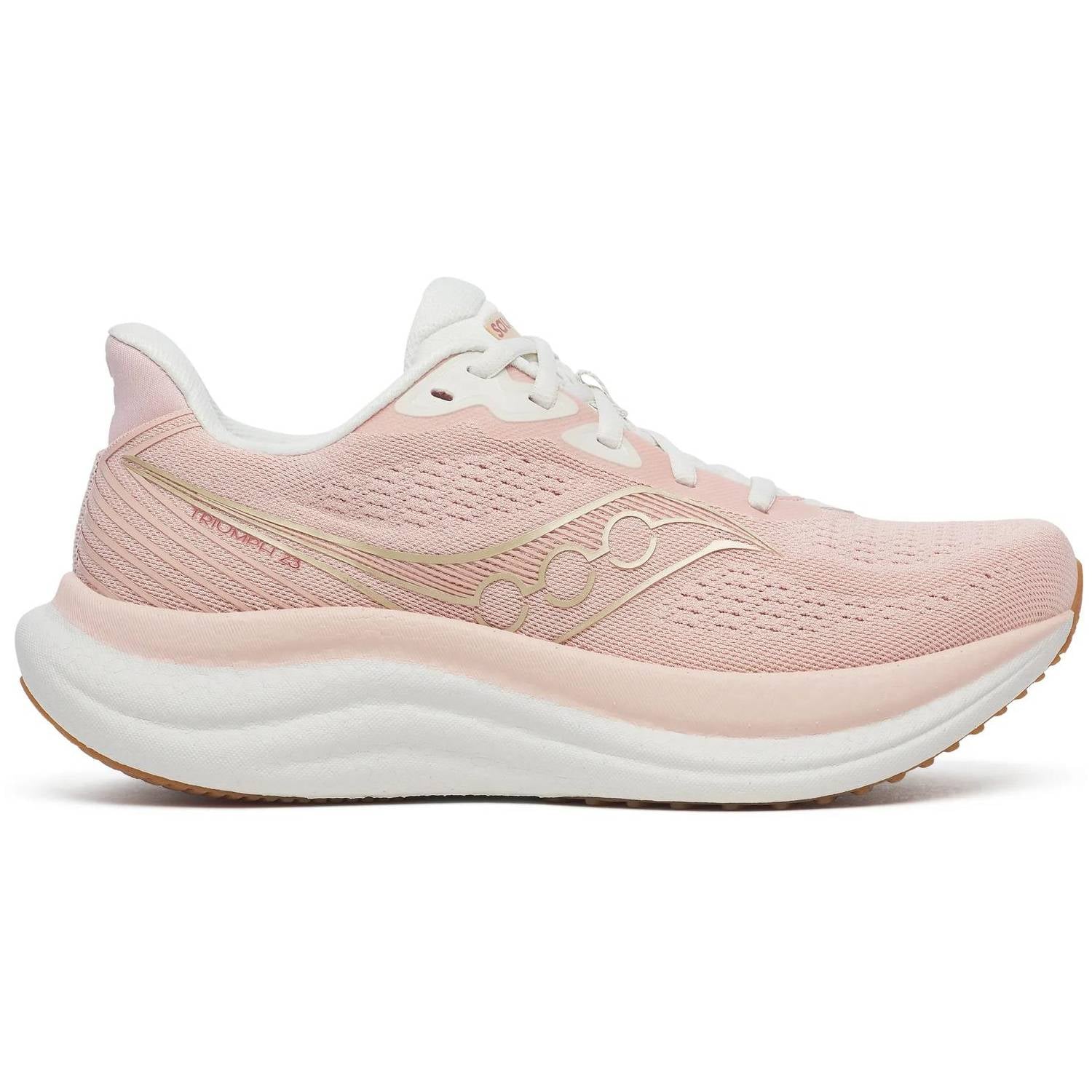 Saucony Triumph 23 Women's Running Shoes, Cameo/Quartz Main image