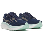 Saucony Ride 19 Women's Running Shoes, Navy/Aqua