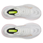 Saucony Ride 19 Women's Running Shoes, White/Silk
