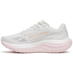 Saucony Ride 19 Women's Running Shoes, White/Silk